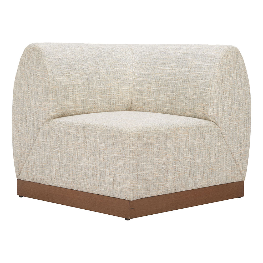 CHRISTY CORNER CHAIR BEIGE