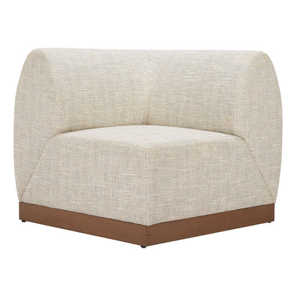 CHRISTY CORNER CHAIR BEIGE
