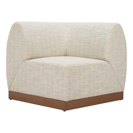 CHRISTY CORNER CHAIR BEIGE