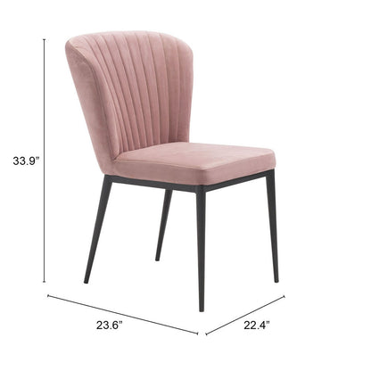 TOLIVERE DINING CHAIR PINK