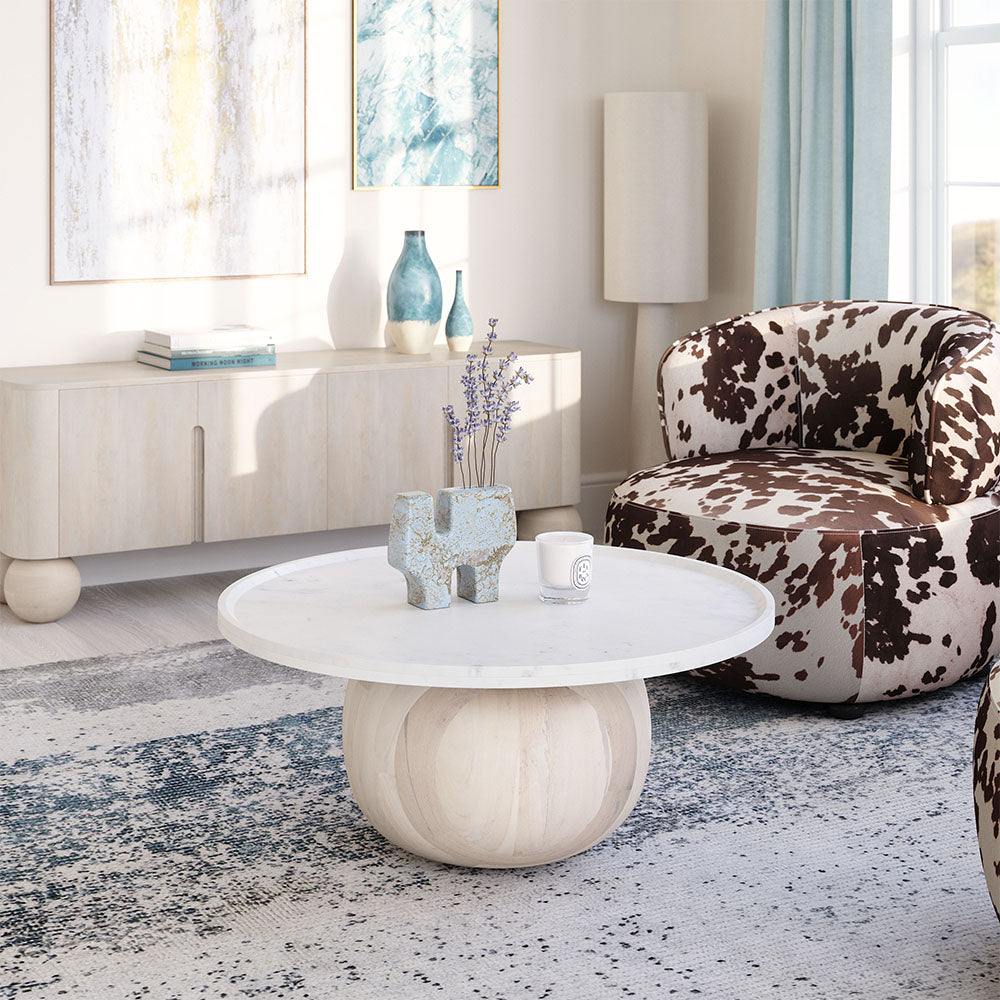 SAVONA COFFEE TABLE WHITE & WHITEWASHED