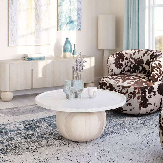 SAVONA COFFEE TABLE WHITE & WHITEWASHED