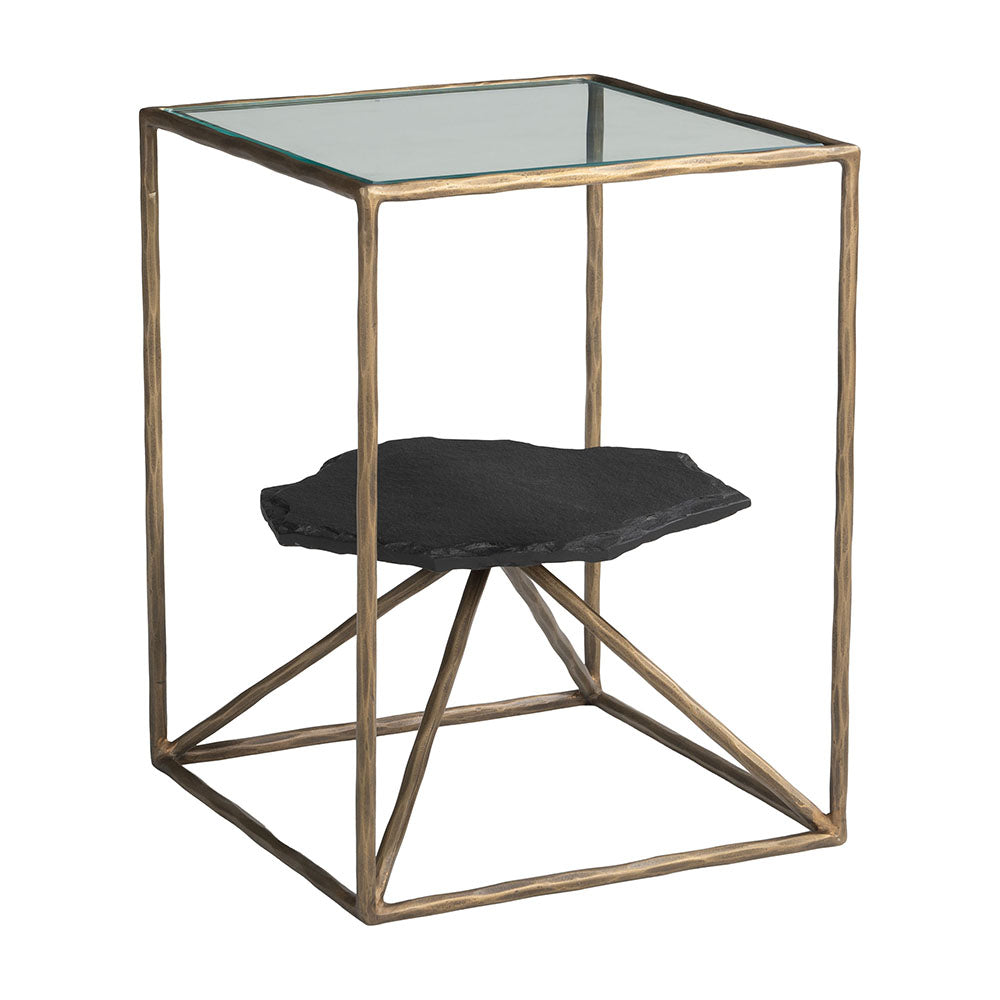 RANOL SIDE TABLE BRASS
