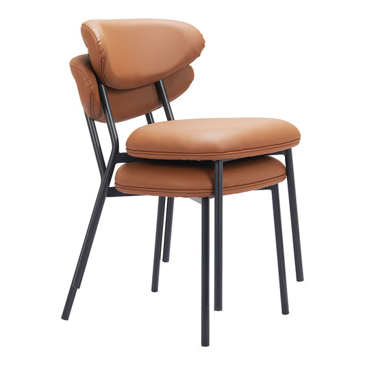 RORUN DINING CHAIR BROWN