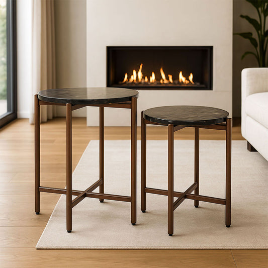 GEMA COFFEE TABLE SET BRONZE