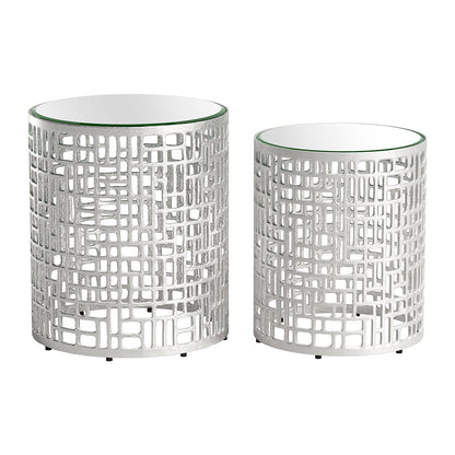 REDEN SIDE TABLE SET SILVER