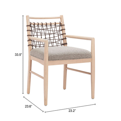 WEZLY DINING CHAIR GRAY