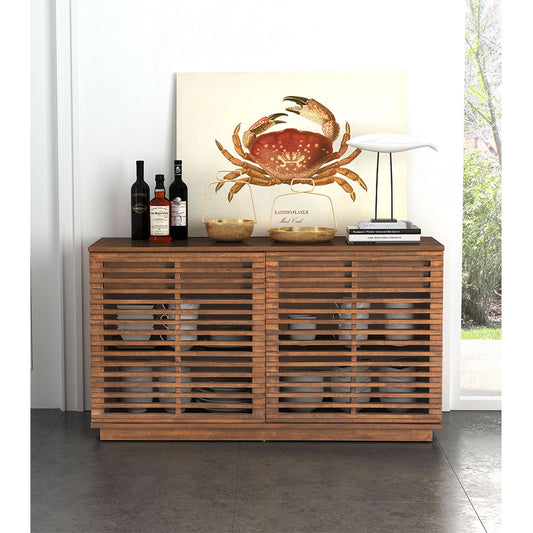 LINEA CREDENZA WALNUT