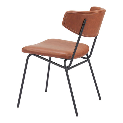 CHARON DINING CHAIR VINTAGE BROWN