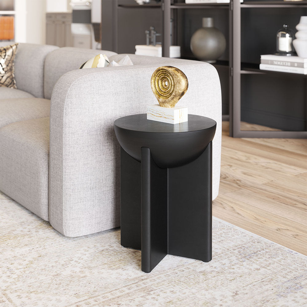 TUME SIDE TABLE BLACK