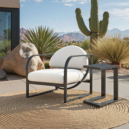 Flakt Accent Chair Ivory