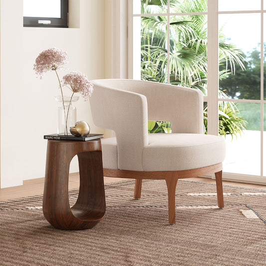 OKNO SIDE TABLE WALNUT