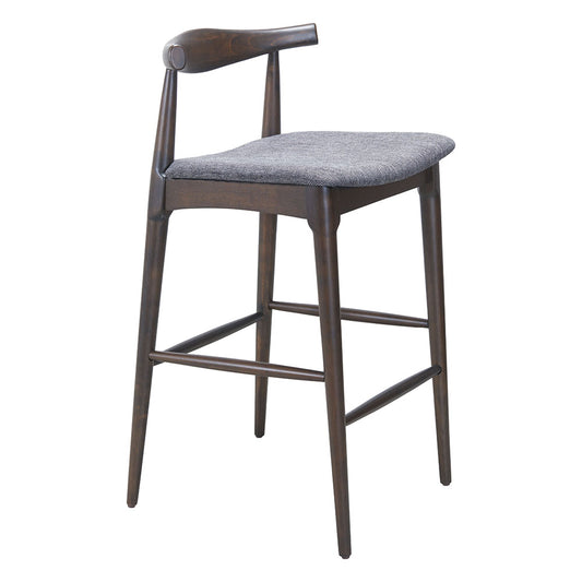 TUZKA BARSTOOL GRAY & ESPRESSO