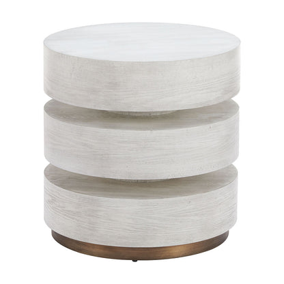LAHA SIDE TABLE OAK WHITE