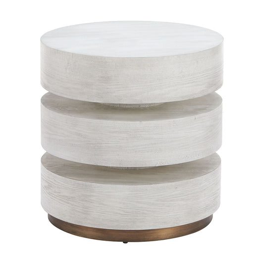 LAHA SIDE TABLE OAK WHITE