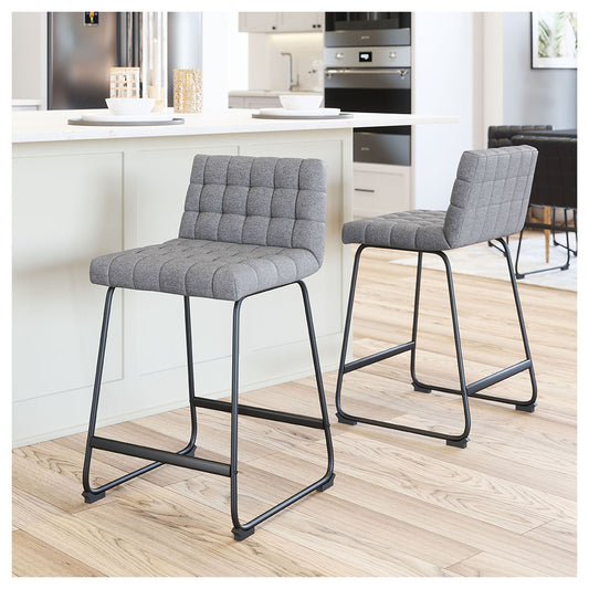 PAGO COUNTER STOOL GRAY