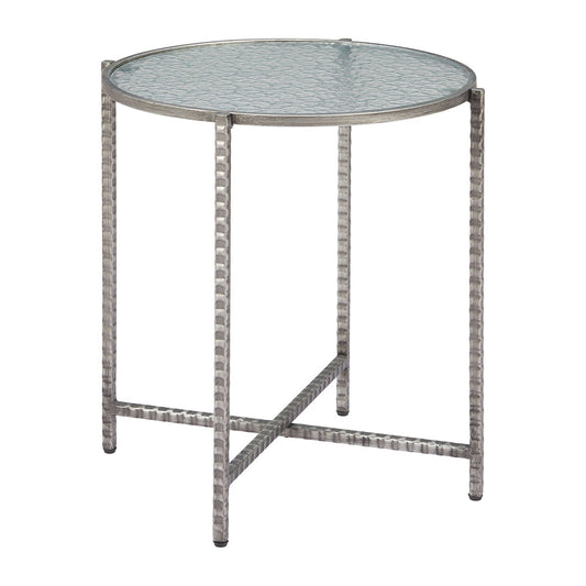 VETRO SIDE TABLE SILVER