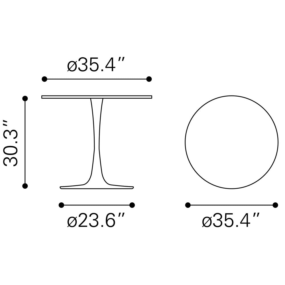 OPUS DINING TABLE WHITE