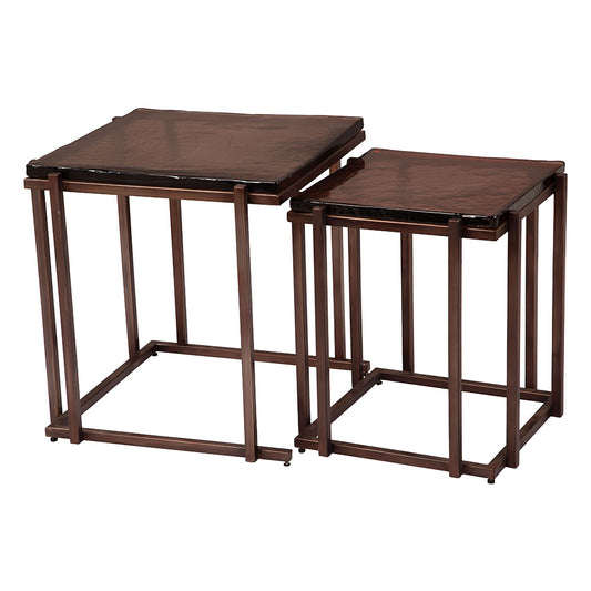 SHIMAI NESTING TABLES BRONZE