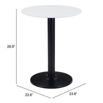ALTO BISTRO TABLE WHITE & BLACK