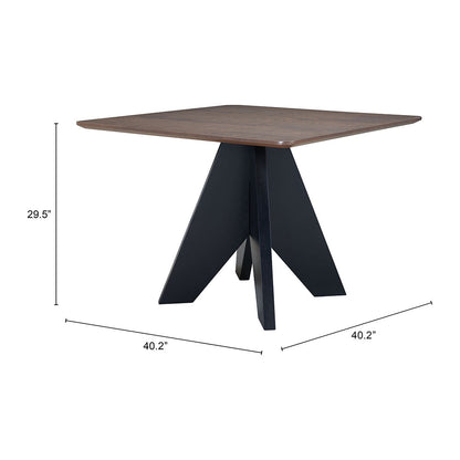LISSE SQUARE DINING TABLE ESPRESSO