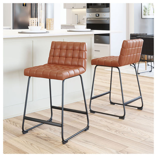 PAGO COUNTER STOOL BROWN