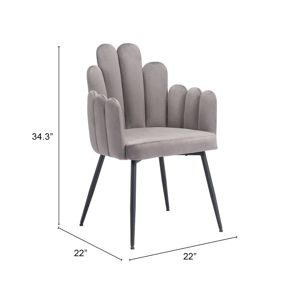 NOOSA DINING CHAIR GRAY