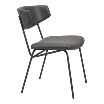 CHARON DINING CHAIR VINTAGE BLACK