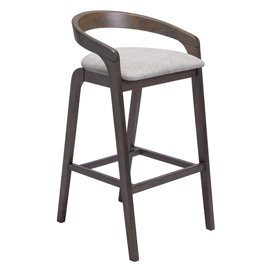 TROY BARSTOOL GRAY & ESPRESSO