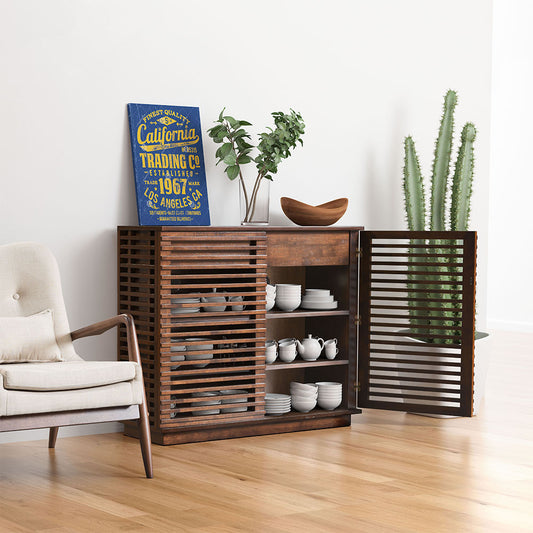 LINEA CABINET WALNUT