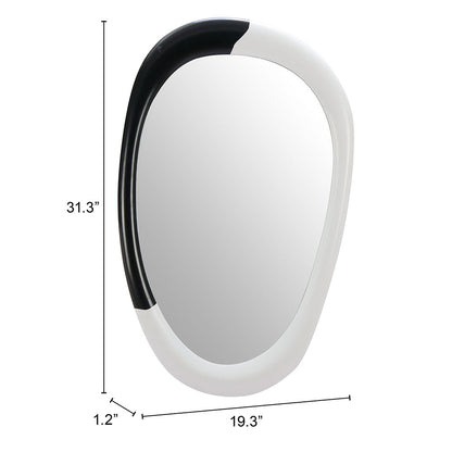 MUNA MIRROR WHITE & BLACK