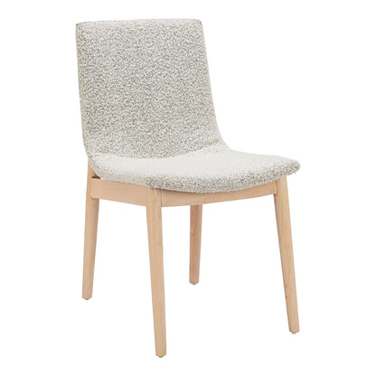 RAHA DINING CHAIR GRAY & WHITEWASHED