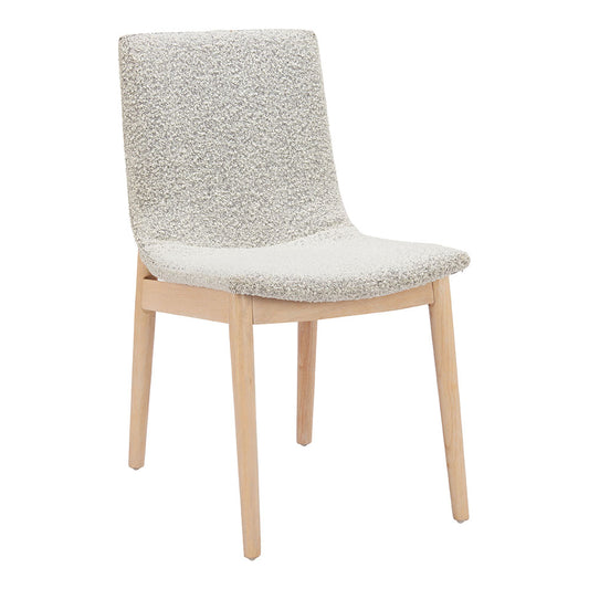 RAHA DINING CHAIR GRAY & WHITEWASHED