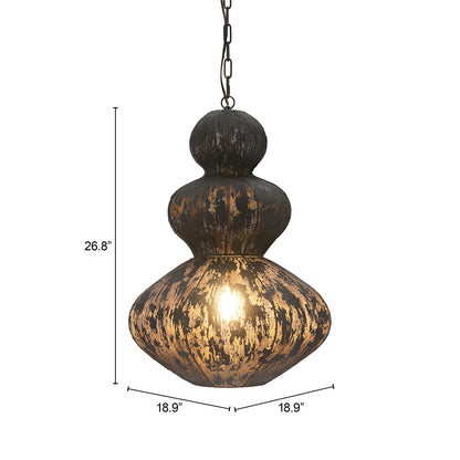 KALI CEILING LAMP BLACK