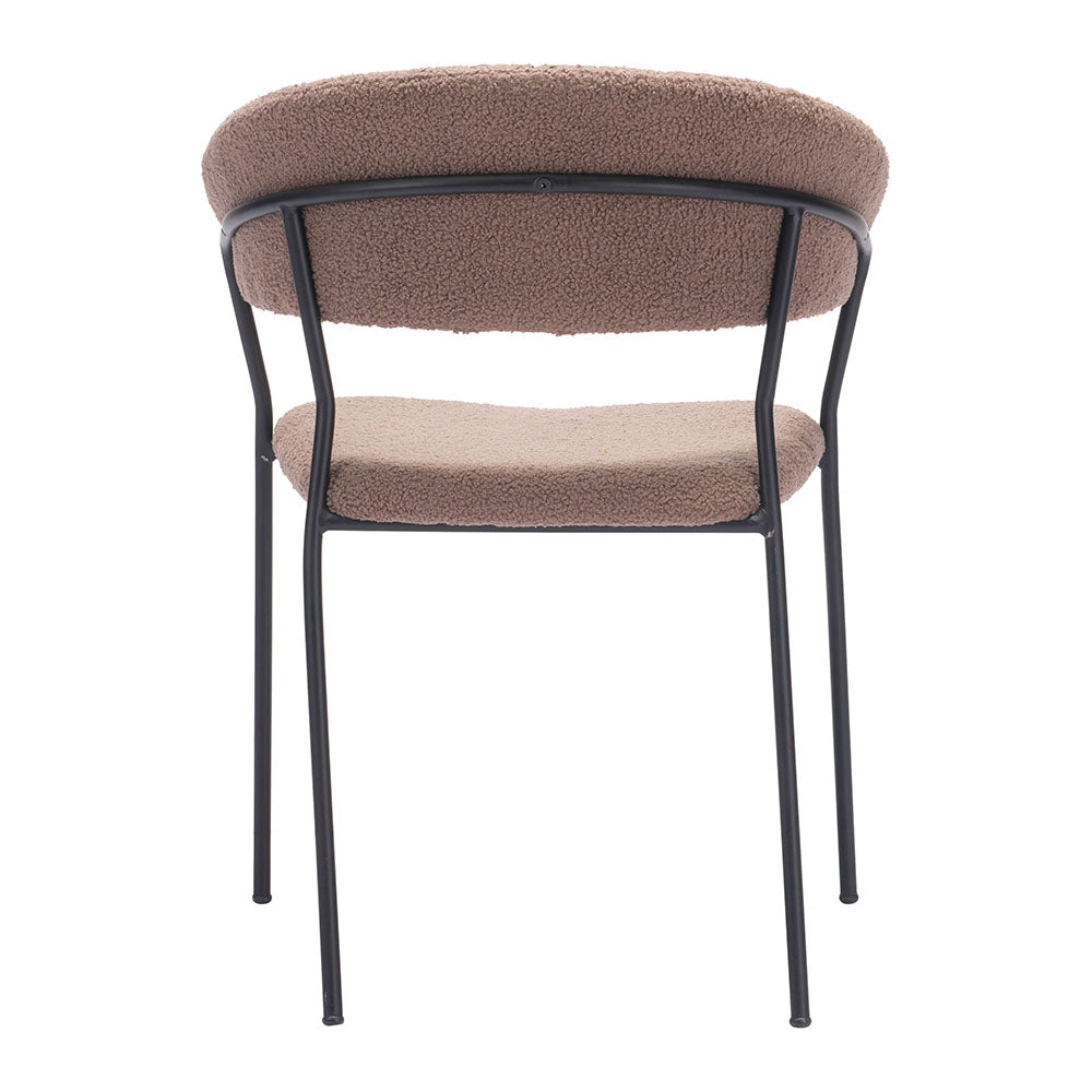 JOSEPHINE DINING CHAIR BROWN