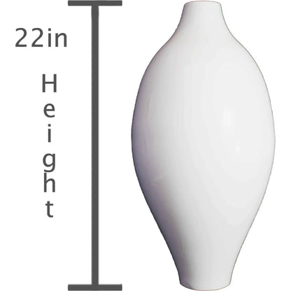 22IN AMPHORA CERAMIC VASE