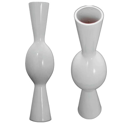 22IN LOUTROPHOROS CERAMIC VASE