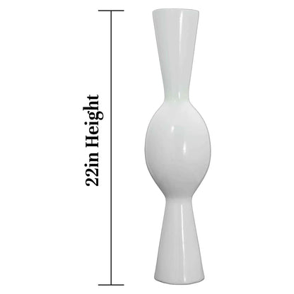 22IN LOUTROPHOROS CERAMIC VASE