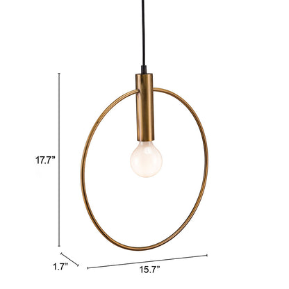 IRENZA CEILING LAMP BRASS