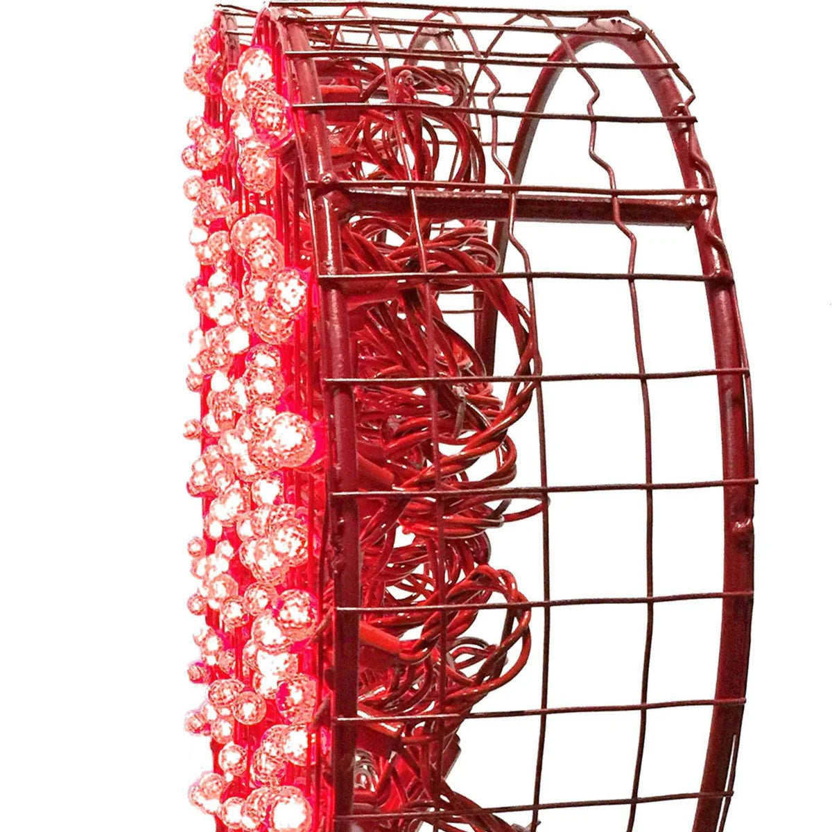 24IN LED LIT VALENTINE'S DAY HEART WITH DISPLAY STAND