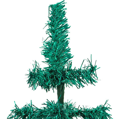 28IN VINTAGE EMERALD TINSEL CHRISTMAS TREE