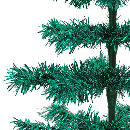 28IN VINTAGE EMERALD TINSEL CHRISTMAS TREE