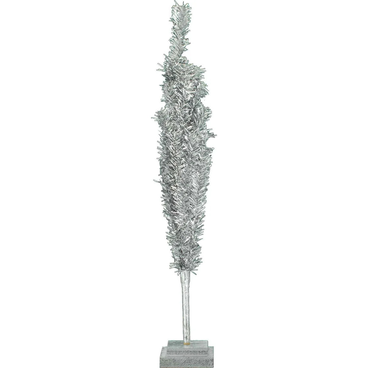 28IN VINTAGE SILVER TINSEL CHRISTMAS TREE