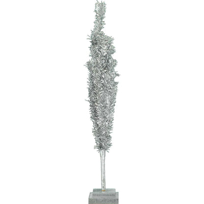 28IN VINTAGE SILVER TINSEL CHRISTMAS TREE