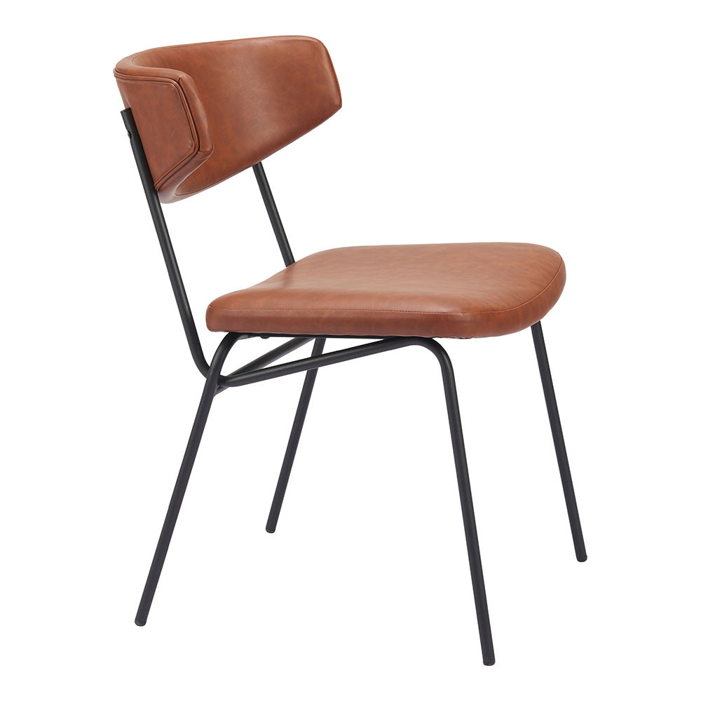 CHARON DINING CHAIR VINTAGE BROWN