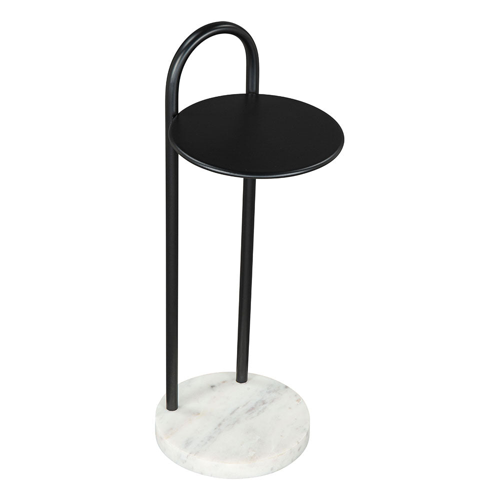 CHRISTIAN SIDE TABLE BLACK & WHITE