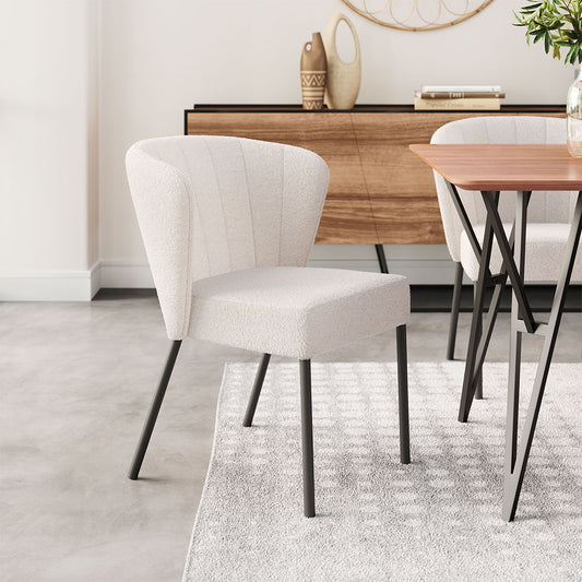 AIMEE DINING CHAIR CREAM