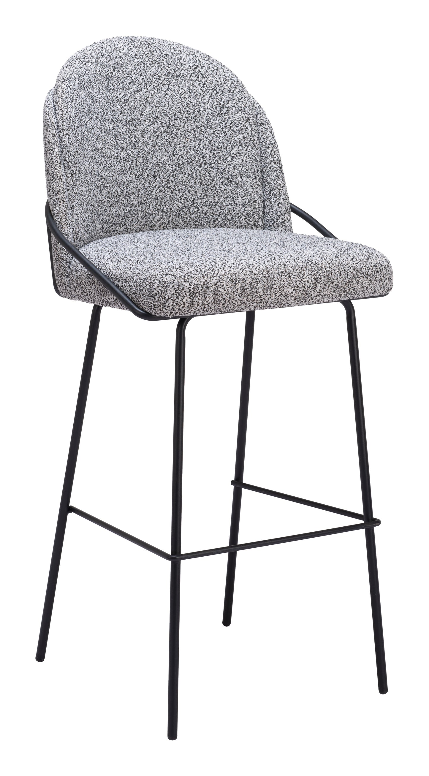 JAMBI BARSTOOL BLACK & WHITE