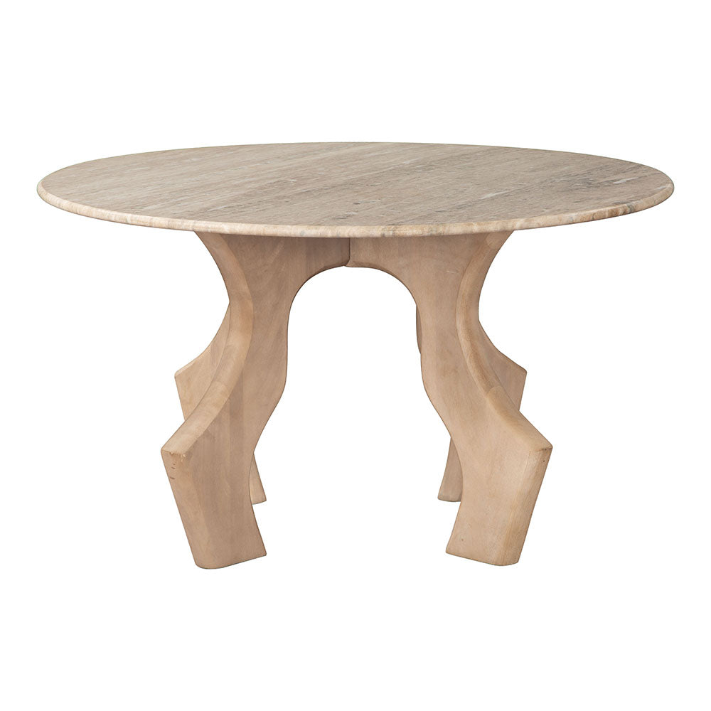 EDA COFFEE TABLE WHITE & NATURAL