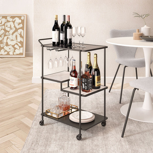 CONSTANZA BAR CART BLACK
